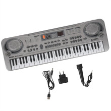 61 Key Keyboard Piano with LED Display Microphone and Builtin Speaker for Beginners Kids