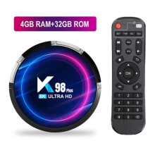 Android TV Box K98 PLUS – HK1RBOX – Multimedia-Player – 4 GB RAM, 32 GB ROM
