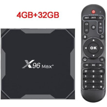 X96 Max Plus Smart TV BOX Android 9.0 Amlogic S905X3 Quad Core DDR4 4GB 32GB 2.4G/5GHz Wifi BT 1000M 4K Google Player X96Max