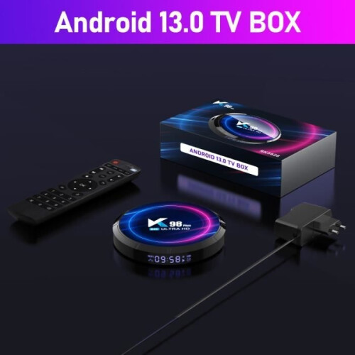 Android TV Box K98 PLUS - HK1RBOX - Συσκευή αναπαραγωγής πολυμέσων - 4 GB RAM 32 GB ROM 1