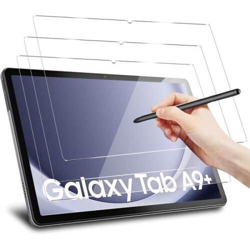 3 τεμάχια Tempered Glass για Samsung Galaxy Tab A9+ Plus 11\" 2023, 9H Hardness Screen Protector