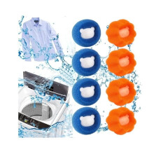 Anti Hair Washing Machine, 8 Pieces Anti Hair Ball, Reusable Pet Hair Remover, Washing Ball, Machine Hair Catcher - sh