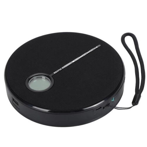 CD Player, Bluetooth 5.0 Φορητό CD Music Player με επαναφορτιζόμενη μπαταρία 2000mAh, ηχείο αυτοκινή
