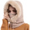 Cappello e scaldacollo - Donna - Inverno - Foderato in pile - Pelliccia sintetica - Elasticizzato 1