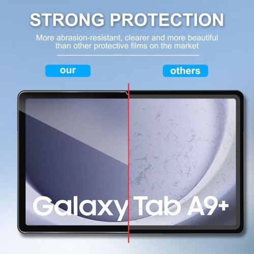 3 τεμάχια Tempered Glass για Samsung Galaxy Tab A9+ Plus 11\" 2023, 9H Hardness Screen Protector 2