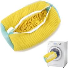 Deluvo Shoe Cleaning Bag, Deluvo Shoe Bag for Washing Machine, Deluvo Laundry Shoe Bag, Shoe Washing Machine Bag,1pc (Yellow)