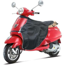 Motorcycle Scooter Leg Cover Apron Leg Protector Waterproof Reflective Tape Windproof Black