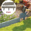 Garden Edging - Plastic - Imitation Stone - 20 Pieces - Grey - Weatherproof 1