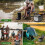 Φορητή τουαλέτα Camping, WC Hygiene Hiking 20L, Πτυσσόμενη Τουαλέτα Max Load 150KG - Μαύρο - AIPAIDE 2