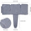 Garden Edging - Plastic - Imitation Stone - 20 Pieces - Grey - Weatherproof 2