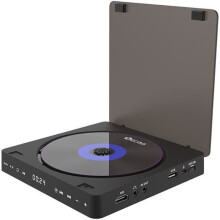 Lettore CD e DVD per TV VCD HD 1080P - PRUMYA - Vassoio - HDMI AV USB 3.5 mm - Bianco
