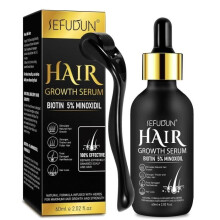 Minoxidil Hair Growth Serum Kit, Minoxidil for Men and Women Hair, Minoxidil With Biotin Hair Regrowth Treatment for Scalp Hair Loss