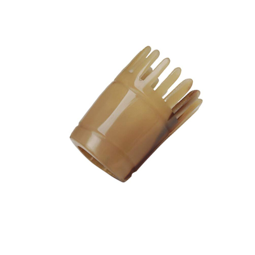 Unisex Natural Ox Horn Hair Comb With Gentle Scalp Massage And Antistatic Smooth Detangling Teeth
