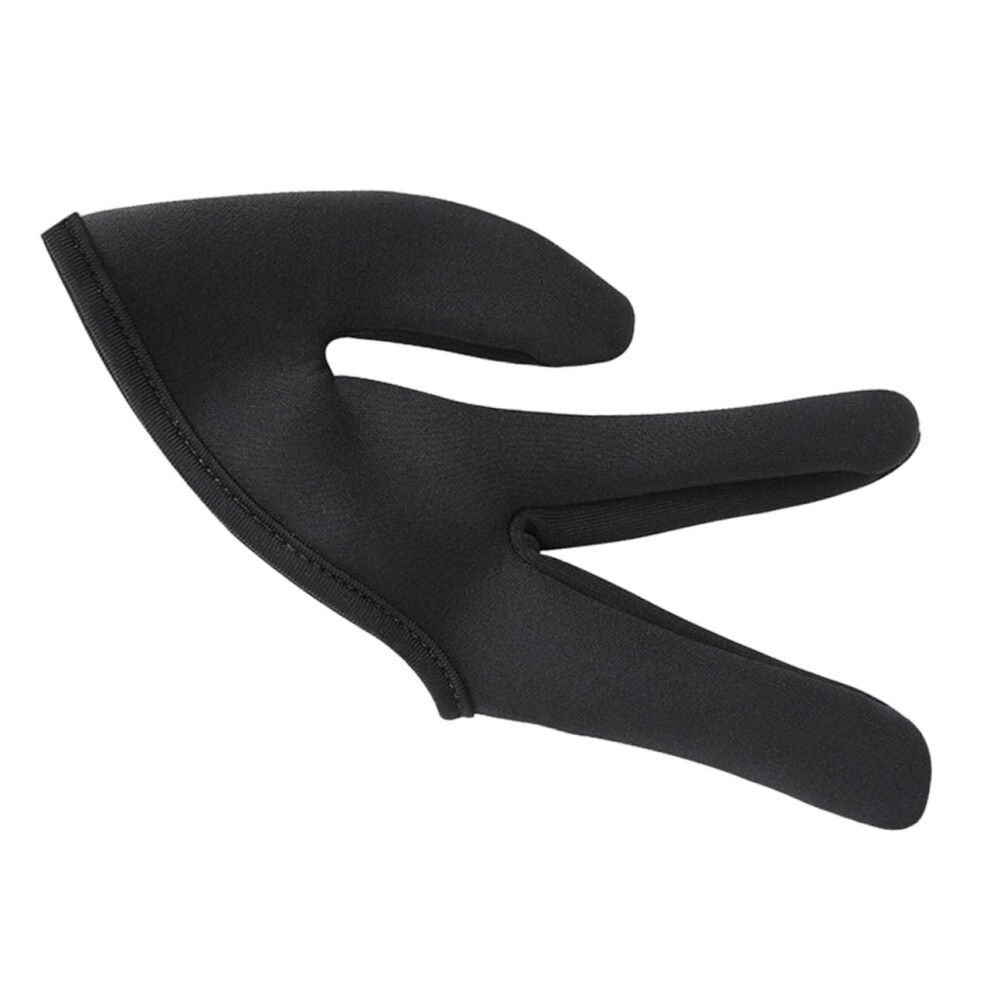 Heat Resistant Curling Wand Glove with Three Finger Design for Hair Styling and Salon Use