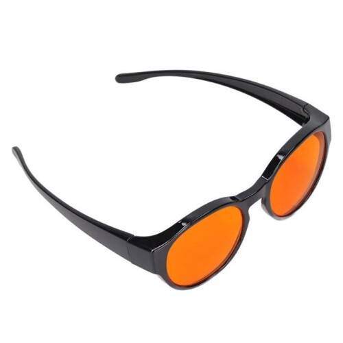 SALUTUYA Anti Eyestrain Computer Glasses - Στρογγυλοί Πολυεστερικοί Φακοί Η/Υ - Μαύρο - Unisex 2