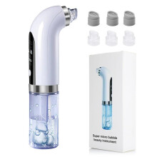Blackhead Remover Vacuum with Blue Light, Deep Pore Cleaner, USB Rechargeable Skin Rejuvenation