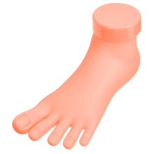Nail Practice Foot Silicone Mannequin with Real Skin Touch for Professional Pedicure Training