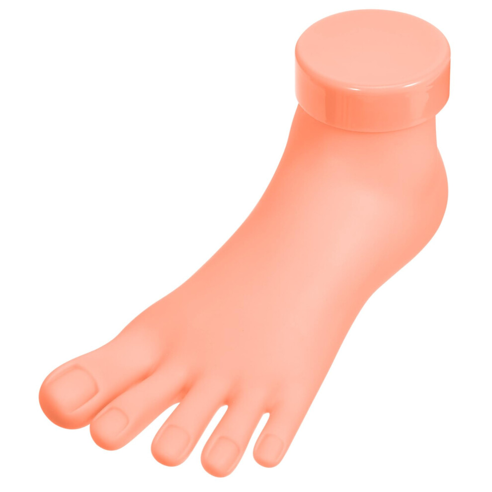 Nail Practice Foot Silicone Mannequin with Real Skin Touch for Professional Pedicure Training