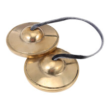 Handmade Brass Tingsha Cymbals for Meditation Yoga and Sound Therapy with Clear Resonant Tone