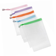 Exfoliating Soap Saver Pouch for Handmade Soap with Drawstring Mesh Bag for Shower Travel