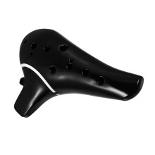 12 Hole Ceramic Ocarina Flute with Ergonomic Grip, Extended Range, Beginner and Kids Friendly