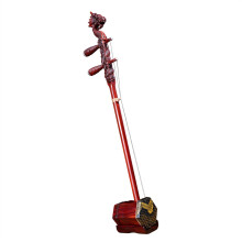 Professional Chinese Rosewood Erhu Instrument with Case, HandCarved Dragon Head, Stable Sound Projection