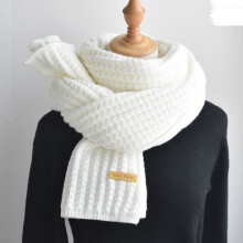 Winter Knitted Scarf,PROCHOSEN Scarves Women Long Crazy Scarves Vintage Big Soft Warm Scarf,White