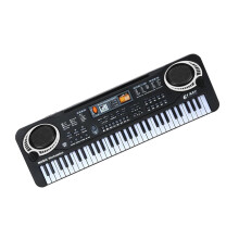 61 Key Electronic Keyboard with Microphone, Digital Piano Keyboard for Beginners with Recording Function