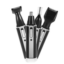 Ear and Nose Hair Trimmer, 4 in 1 Rechargeable Beard Eyebrow Grooming Kit for Men and Women