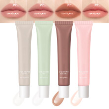 Hydrating Tinted Lip Balm Set with Shea Butter and Avocado Oil, 4pcs Moisturizing for Dry Lips