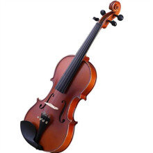 1/8 Handmade Beginner Violin Set with Carbon Fiber Bow, Handcrafted Maple, Clear Tone