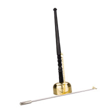 Brass Buddhist Meditation Bell with Clear Resonant Tone, Elegant Design, Durable Temple Handheld Yin Qing Bell