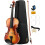 Full Size Violin for Beginners Set with Bow and Case, Complete Starter Kit with Rosin and Extra Strings 1