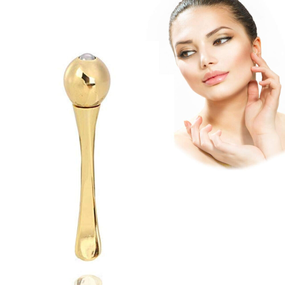 Cream Eye Massager Zinc Alloy Stick Anti Wrinkle Eye Applicator For Puffiness And Smooth Grip