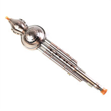 Professional Hulusi Flute Bflat CopperPlated ThreeTone Sweet Clear Tone Beginner Friendly