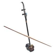 Professional Handmade Mahogany Erhu with Case, Traditional Chinese Musical Instrument for Performance