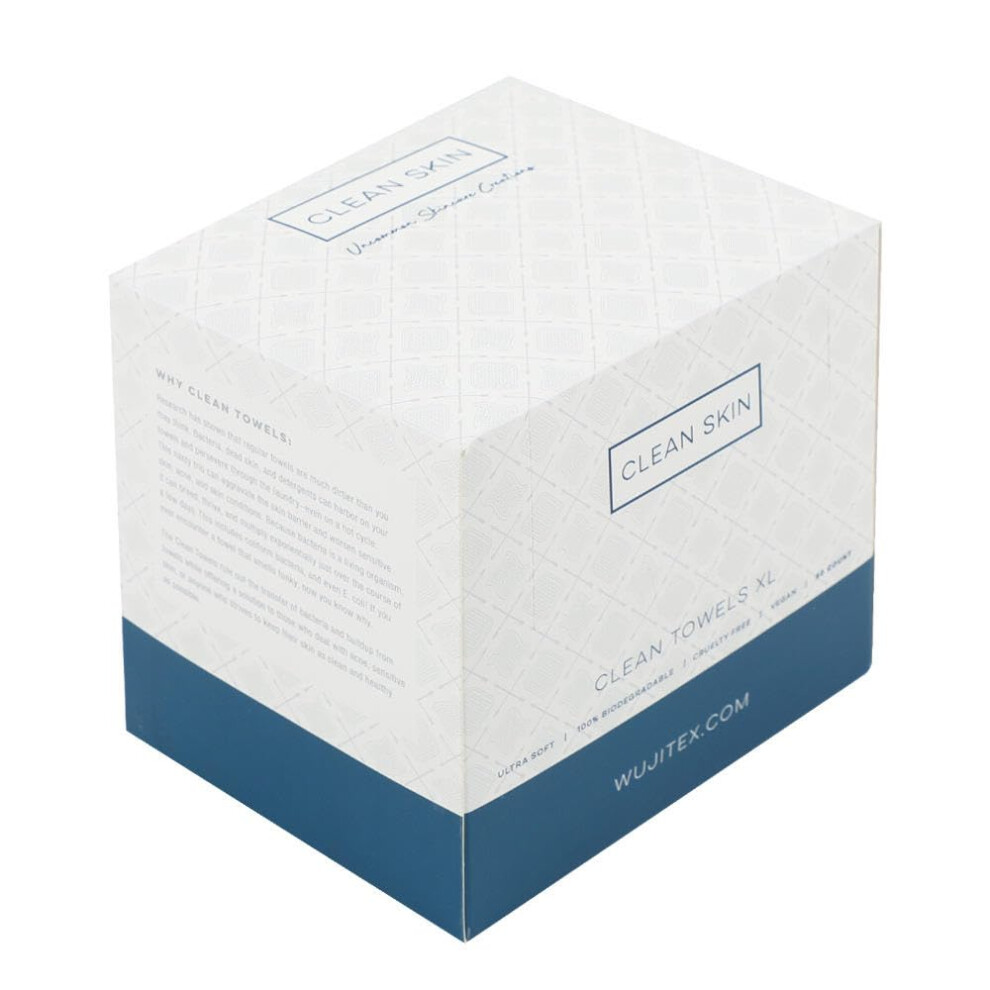 Disposable Facial Towels Soft and Gentle for Sensitive Skin with TravelReady Packaging