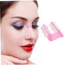 Nose Shaper Lifting Clip with Comfortable Silicone Pads, Painless NonSurgical Nose Up Tool Pink