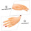 Realistic Nail Practice Hand for Beginners Reusable Manicure Training Aid for Students 3