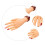 Realistic Nail Practice Hand for Beginners Reusable Manicure Training Aid for Students 4
