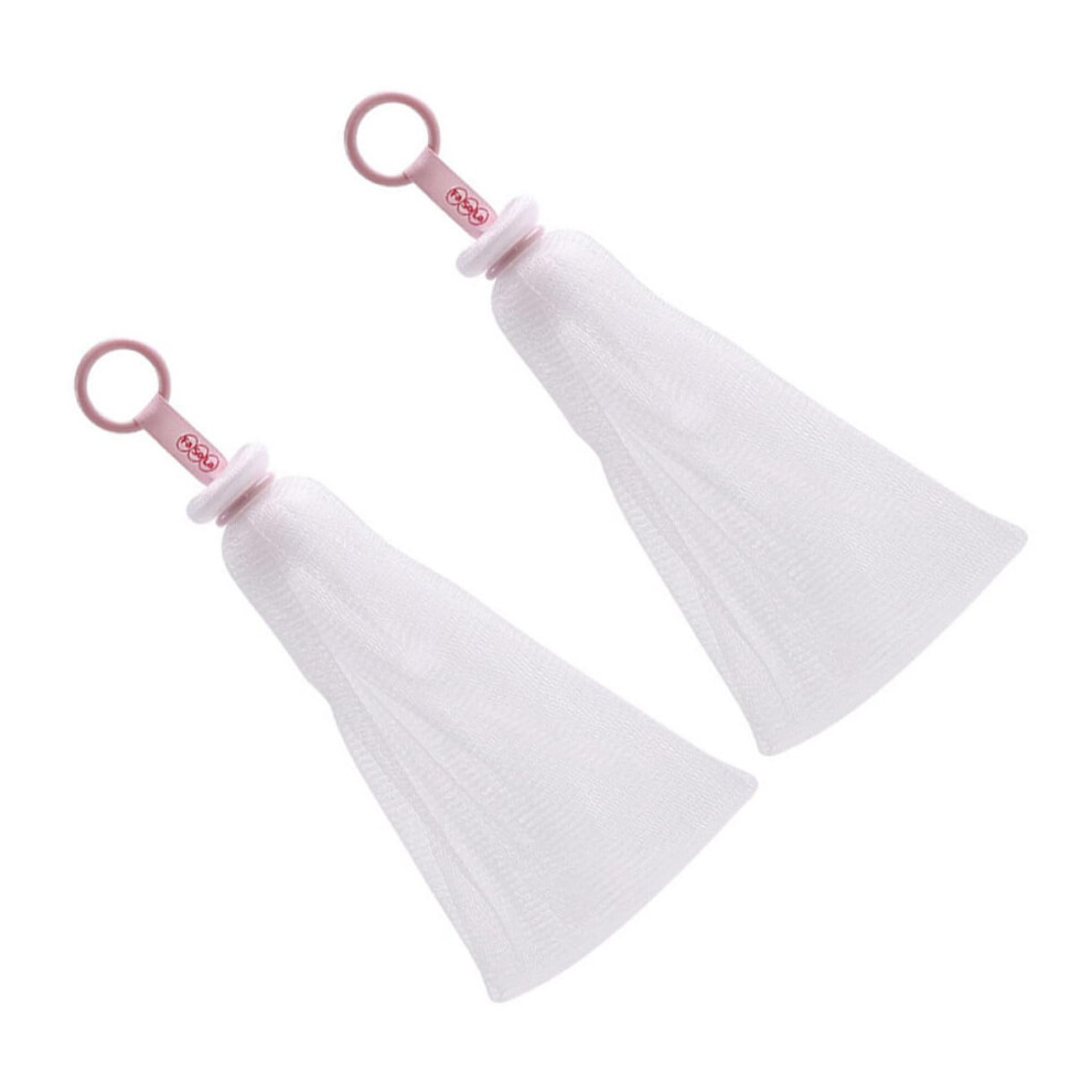 Foaming Soap Net 2 Pack for Rich Lather, Gentle Facial Cleansing and Handmade Soap Use