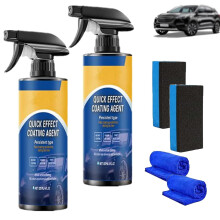 Car Detailing Spray 3 in 1 Ceramic Coating for Quick Shine Scratch and LongLasting Protection 2 Set