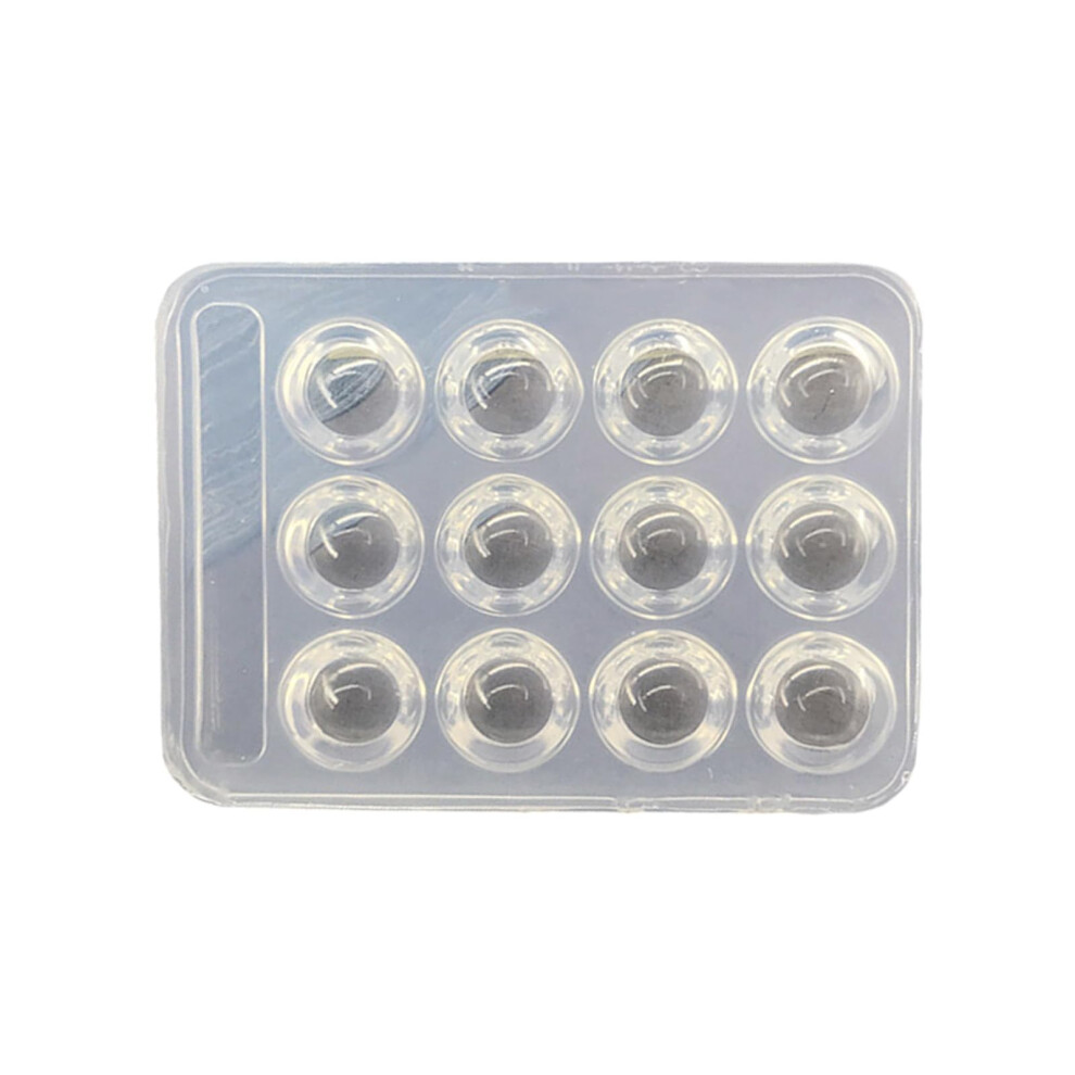 Nail Art Palette with Sealed Lid Silicone Organizer for Cosmetics, Polishes and Jewelry Making