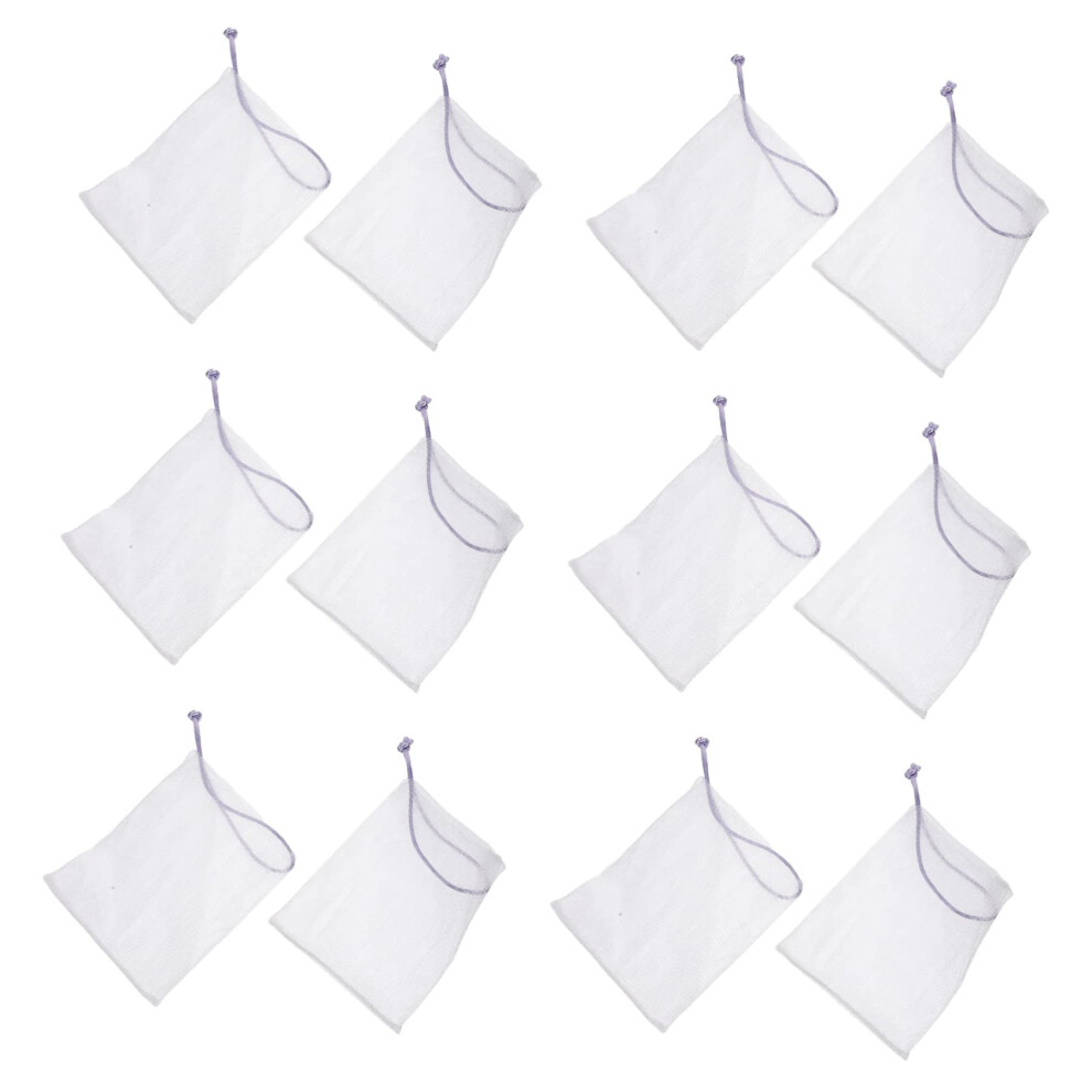 40pcs Mesh Soap Saver Pouch for Shower with Rich Foam and Gentle Exfoliating Bag