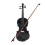 4/4 Violin for Beginners Full Size Student Kit Handcrafted Solid Wood with Case and Bow 1