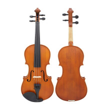 4/4 Full Size Student Acoustic Violin Starter Kit with Case Bow and Shoulder Rest, Warm Balanced Tone