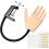 Nail Practice Hand with Adjustable Positioning and Nail Tips, Flexible Mannequin Hand for Training 3