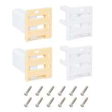 Drawer Slide Socket Set for 1 Inch Rail, RV Cabinet Replacement Hardware Brackets, 2 Sets