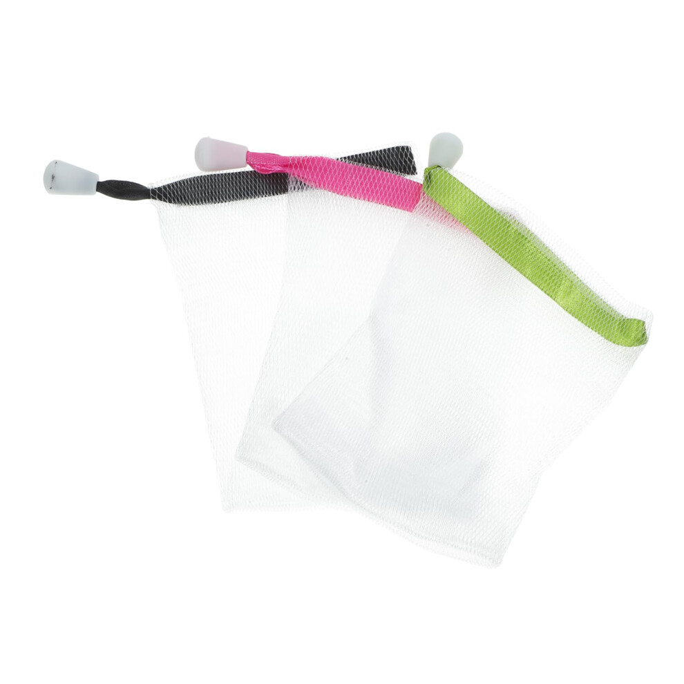 3pcs Exfoliating Soap Saver Pouch for Bar Soap with Easy Grip and Enhanced Foam Creation