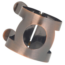 Saxophone Ligature Brass Mouthpiece Clamp for Alto Tenor Sax Tone Stability Support Durable Design